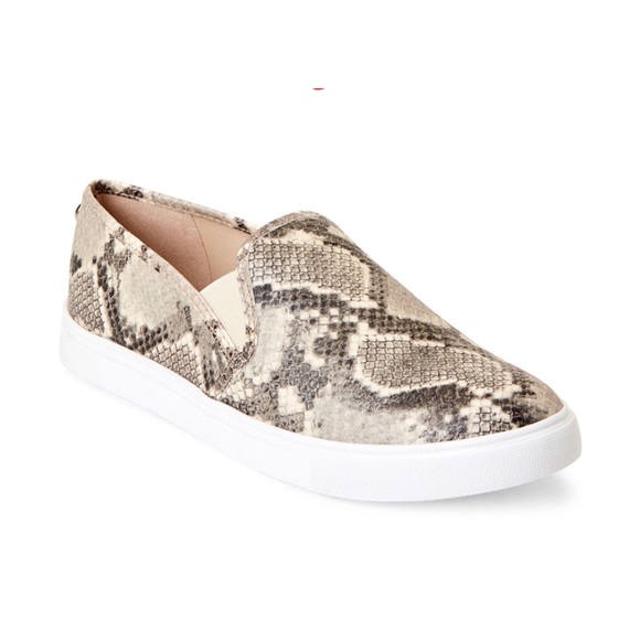 Steve Madden Snakeskin Slip-On Sneakers - Picture 2 of 6